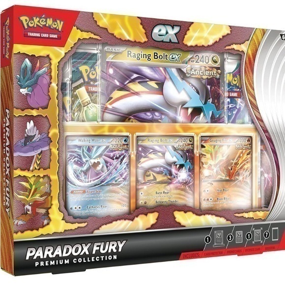 NIB. POKÉMON Paradox Fury Premium Collection - Picture 1 of 6